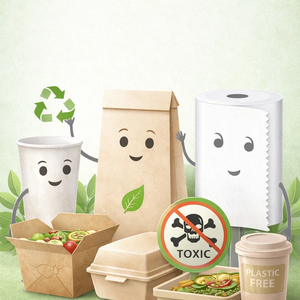 ♻️ Nachhaltige Verpackungen in der Gastronomie: Schadstoffe in Papier und Verpackungen vermeiden