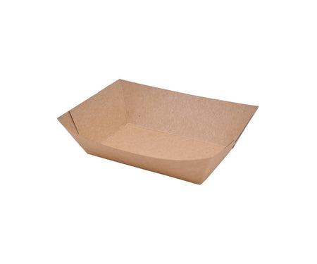 G2N Foodtray – Snackschale aus Karton, kraftbraun, PE beschichtet, fettresistent