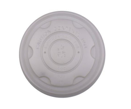 1000x CPLA-Flachdeckel weiß – passend für Deli-Soup Container