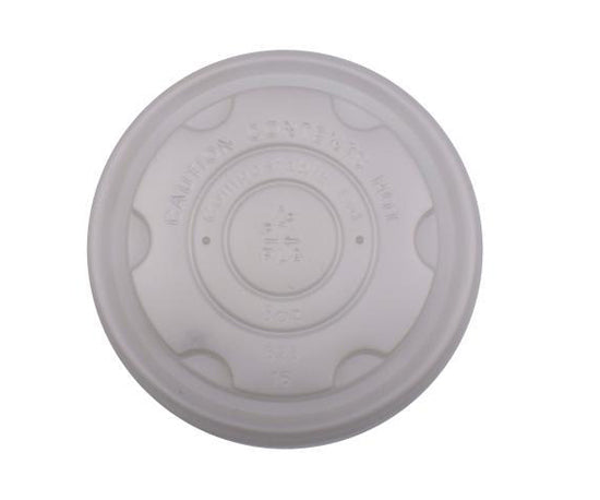 1000x CPLA-Flachdeckel weiß – passend für Deli-Soup Container