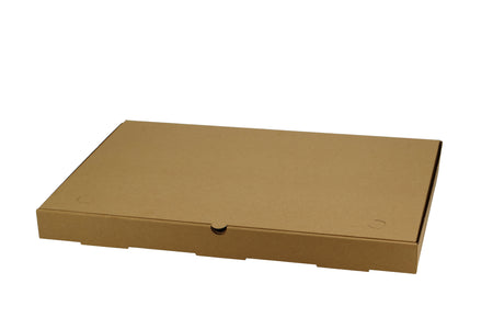 50x G2N Pizzakarton Family extragroß – stabiler Karton, kraftbraun, aus Mikrowellenpappe, FSC®-zertifiziert
