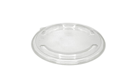 300x rPET-Deckel rund, transparent – passend für Salatschalen Ø 185 mm