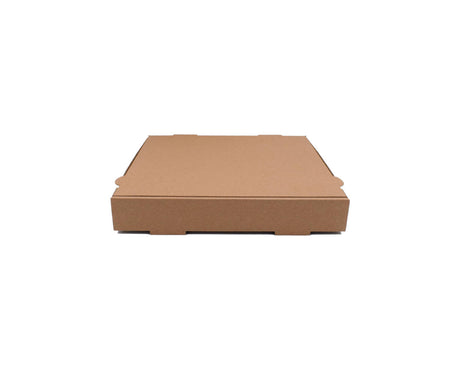 100x G2N Pizzakarton – stabiler Karton, kraftbraun, aus Mikrowellenpappe, FSC®-zertifiziert