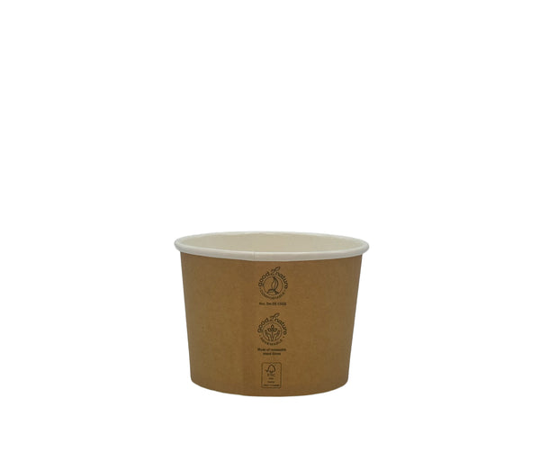 500x G2N Deli-Soup Container – Suppenbecher aus Karton mit PLA-Beschichtung, FSC®-zertifiziert